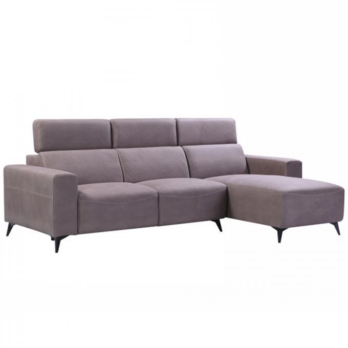 Durable Breathable L Shaped Fabric Couch , Antiwear Contemporary Fabric Corner Sofas 6