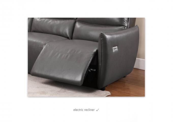 Durable Corner Electric Recliner Sofa Multiscene For Apartment 10