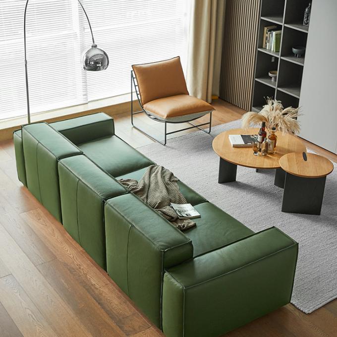 2024 ODM OEM direct verified customized producer modular sofa loveseat 3p 4s corduroy green genuine leather couch 1