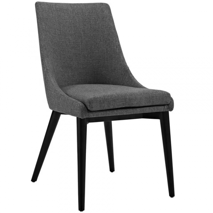 Antiwear Linen Upholstered Dining Chair Multipurpose Morden Style 2