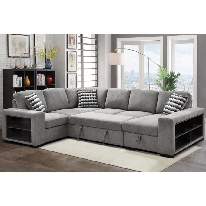 New arrival Modern U shape sectional sofa Furniture Multi-functional high quality sofa bed ling room sofa set 1