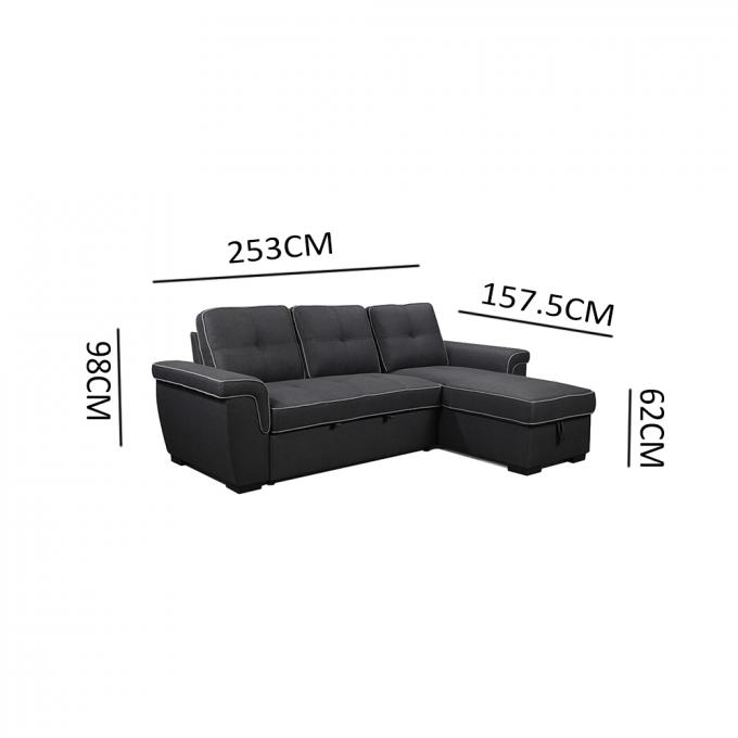 Multifunctional Folding Sofa Bed Sectional Couch Durable For Mall 0