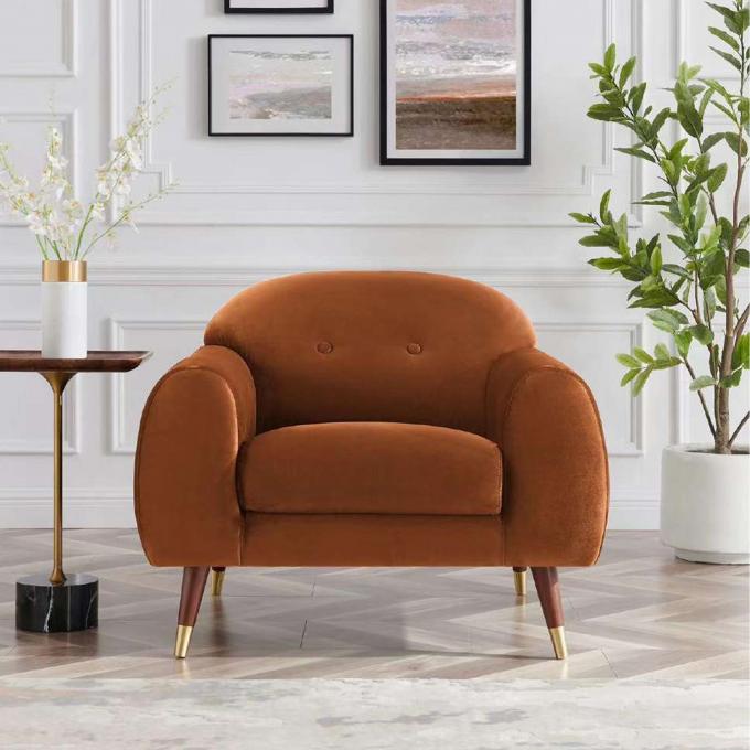 Durable Multiscene Single Seater Couch , Stain Resistant Single Person Sofa Chair 0