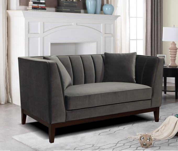 Cara Furniture Velvet European And American Style Living Room Home Furniture Sofas 3 Seater Sleeper Love 2