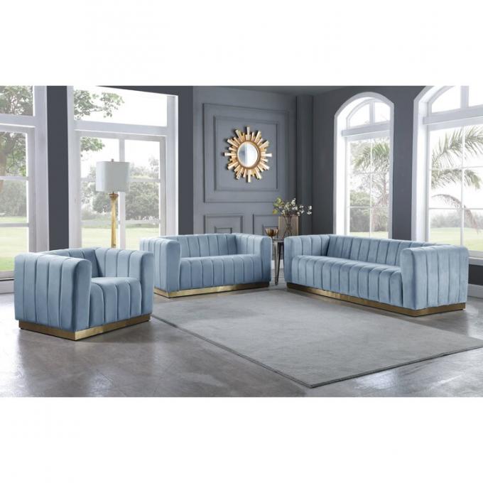 Wholesale Nordic Luxury sofa 3 2 1seater combination luxury sofa set European style American style living room sofas 0