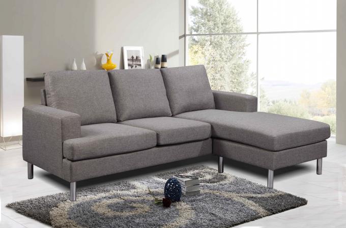 Multifunctional Luxury Corner Sofa Foldable Practical L Shape 4