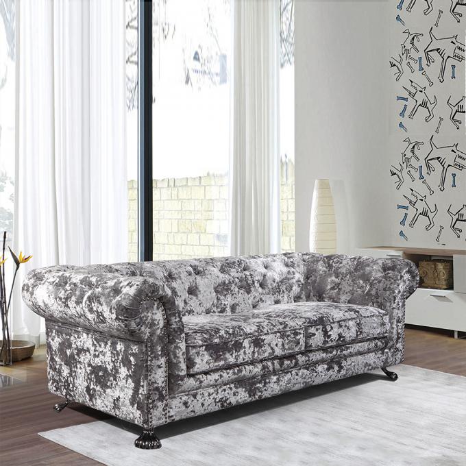 Beige Color Modern Home Sofa Abrasion Resistant Multicolor ODM OEM 2