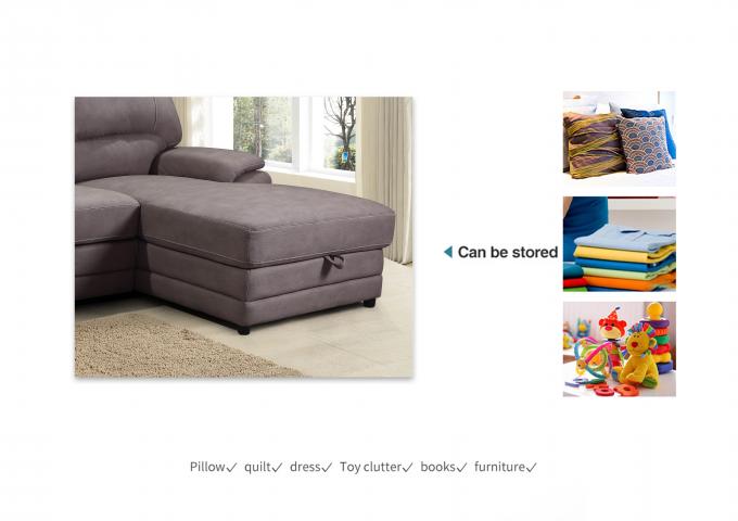 Living Room Electric Recliner Sofa Set Breathable Foldable For Hotel 8