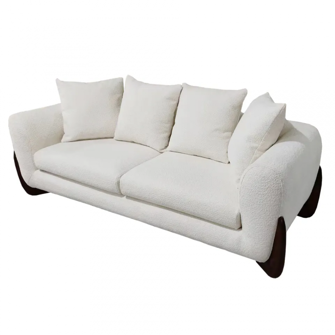 Lightweight Durable Fabric Ottoman Furniture , Antiwear Living Spaces Storage Ottoman 5