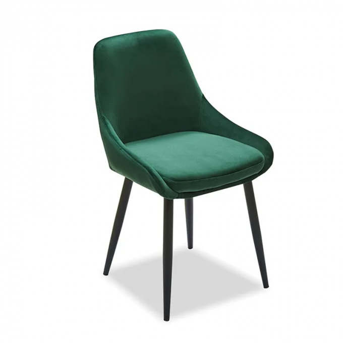 Durable Antiwear Cushioned Dining Chair Fabric Velvet Stain Resistant 3