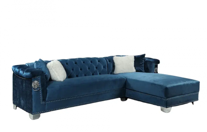 Multiscene Velvet Fabric Sofa Set For Living Room Durable Nontoxic 6