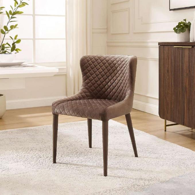 Practical Antiwear Upholstered Kitchen Dining Chairs Breathable For Home 0