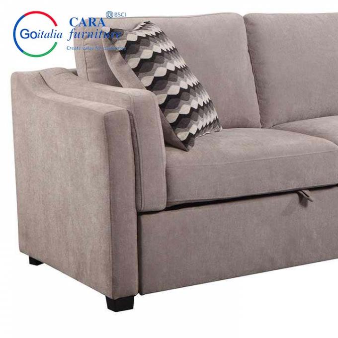 Home Furniture Linen Fabric Sofa Set Corner Velvet Sofa Living Room Corner 3