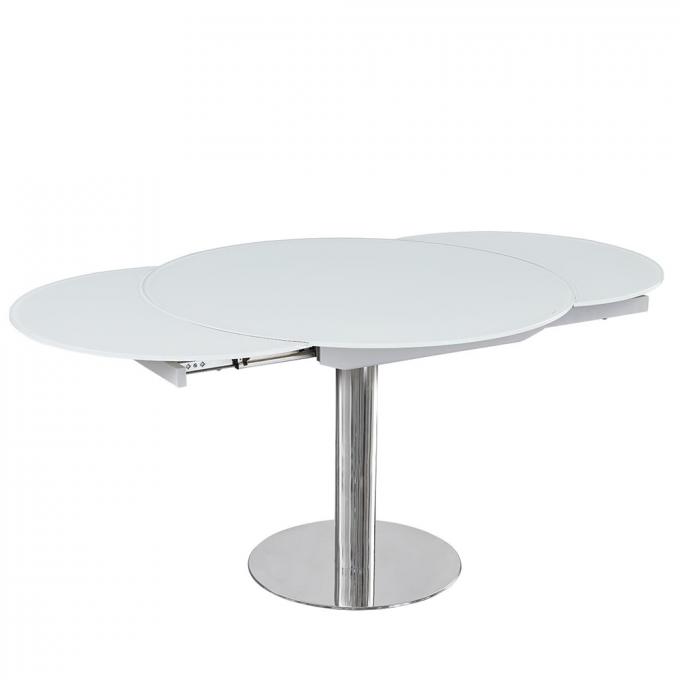 Anti Scratch Modern Small Side Table , Multipurpose Stainless Steel Dining Table 2