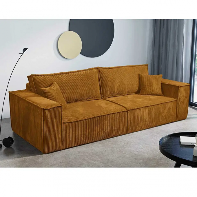 3 Seat Sofa Bed Furniture Customized Color Fabric Size Extendable Sofa Bed 3