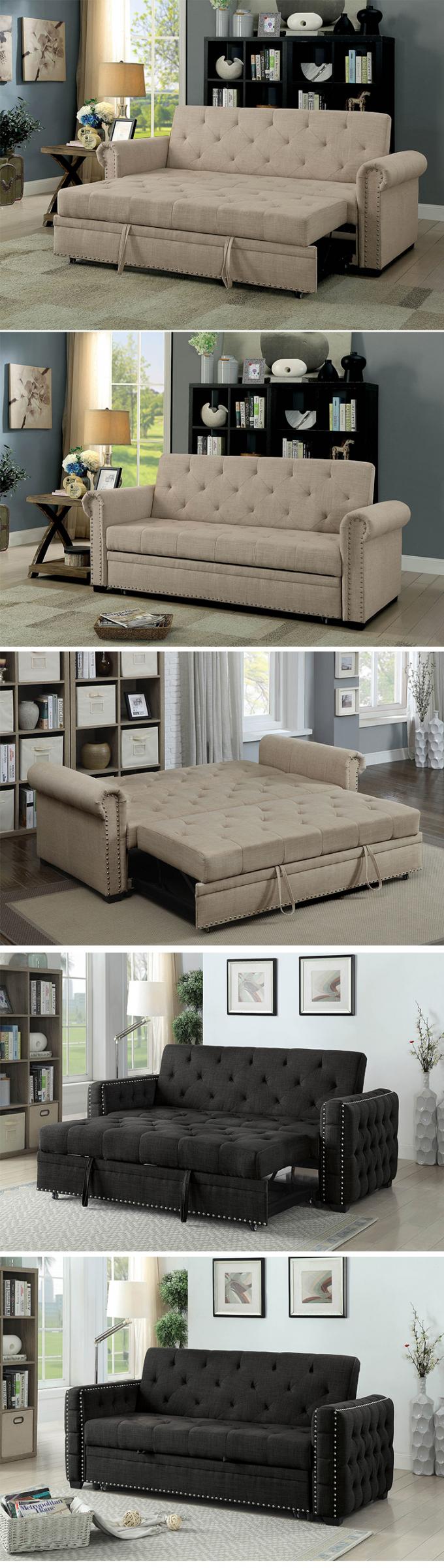 Cara Furniture Factory the latest design of three people sitting living room sofa round armrest sofa bed 1