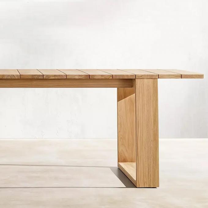 Nontoxic Anti Abrasion Wood Side Table , Multifunctional Wood Small Dining Table 2