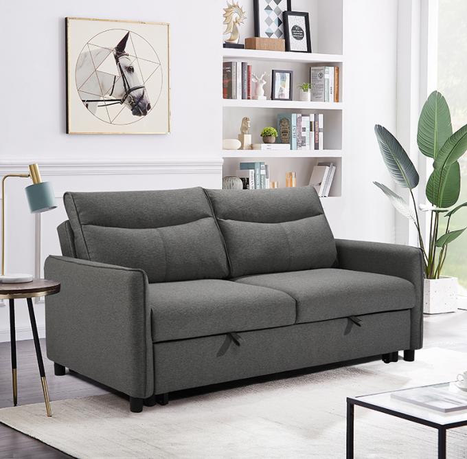 Hot selling high quality modern sofa coach with pull out bed for home use foldable 3 seat sofa bed 2
