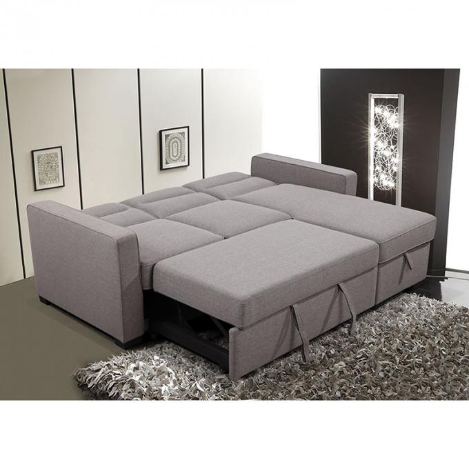 Modern fabric European style L shaped  sofa bed couch with Storage living room sofa 3