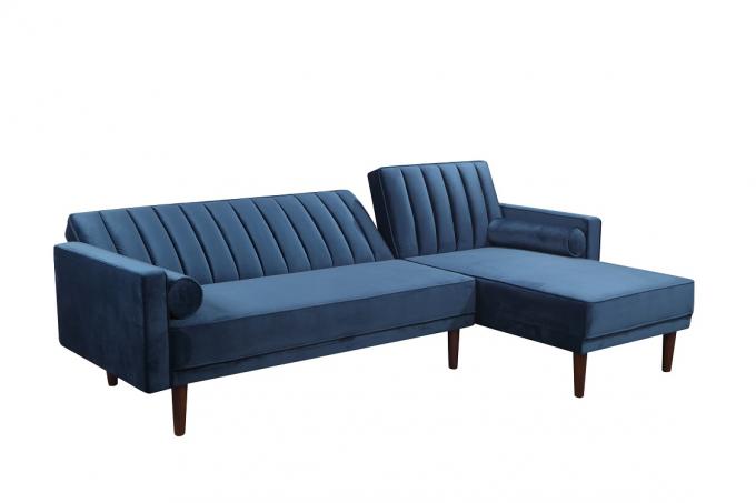 Wholesale living room furniture couch corner sectional L shape chaise lounge high quality modern fabric sofa set 2