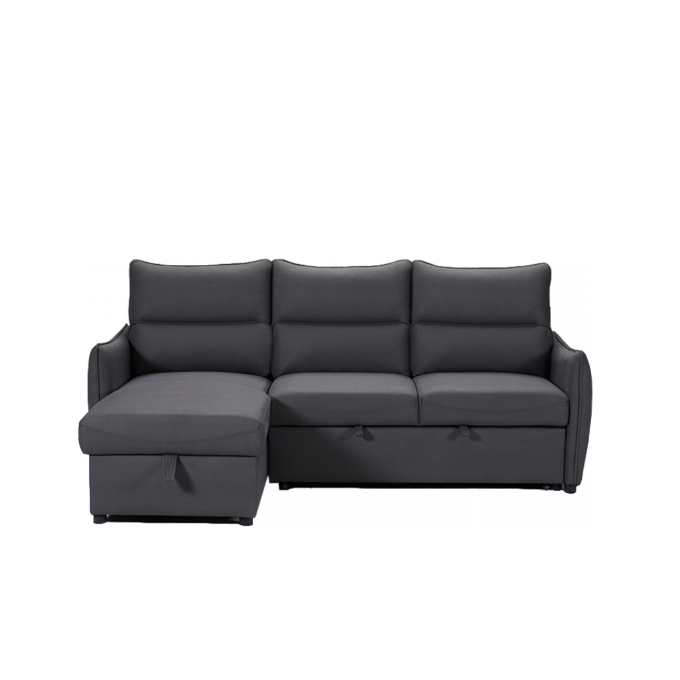 Durable Antiwear Retractable Couch Bed , Breathable Sleeper Couch With Storage 3
