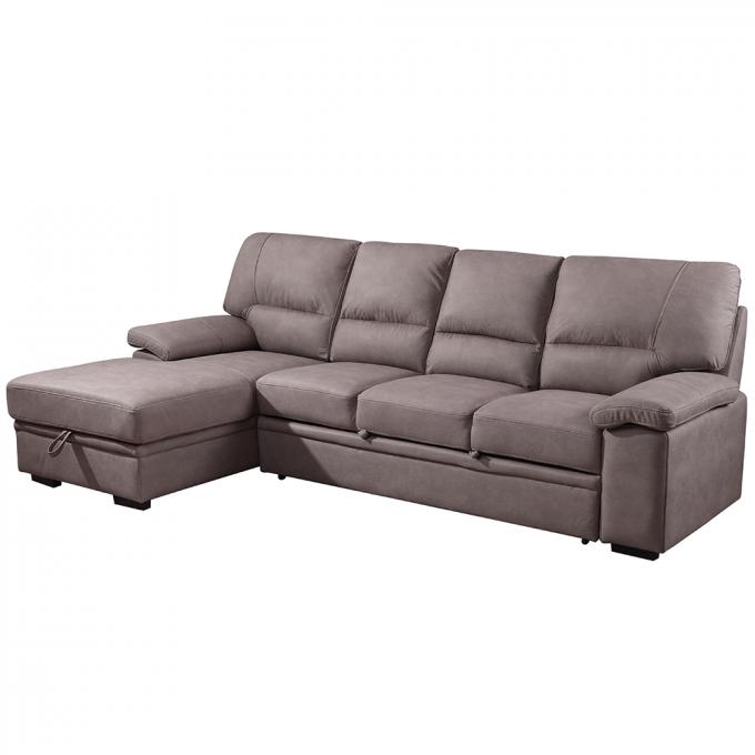 Antiwear Sectional Folding Sofa Bed With Storage Multipurpose 4
