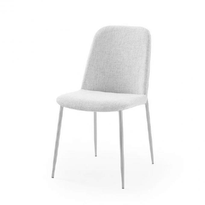 Multiscene Modern Fabric Dining Chairs , Indoor Dining Side Chairs Upholstered 1