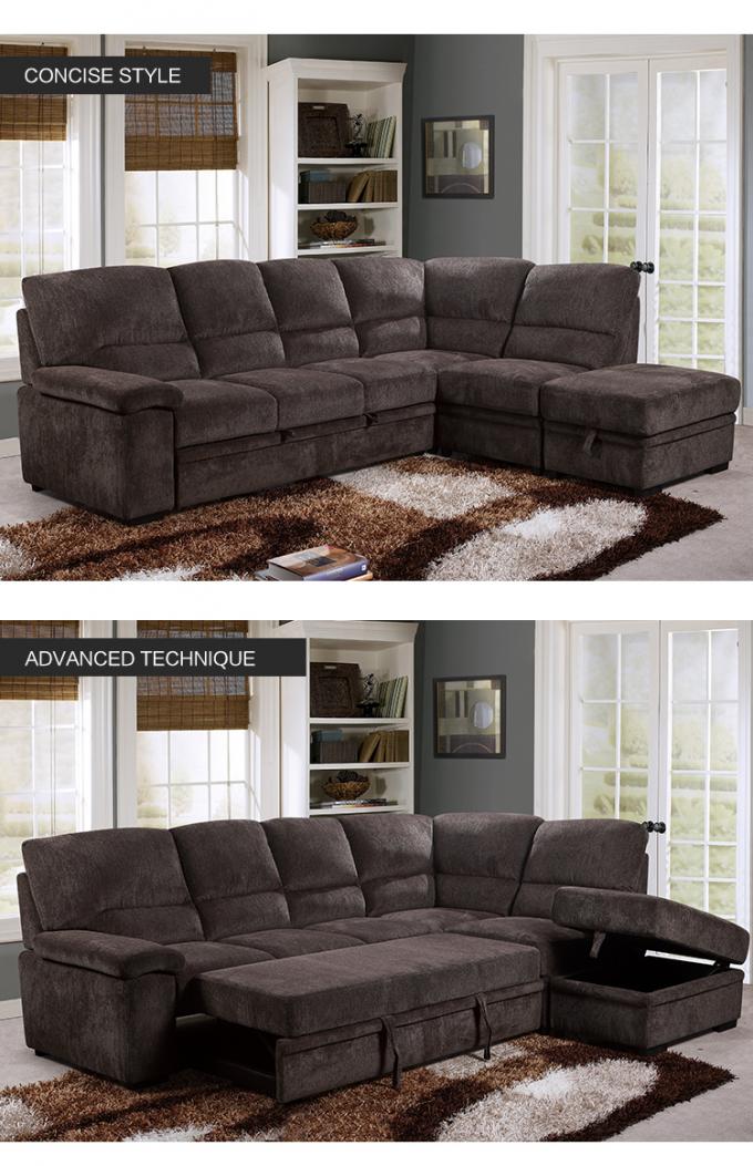 Hot sale Made in China living room sofa furniture Storage sleeper sofa bed 1