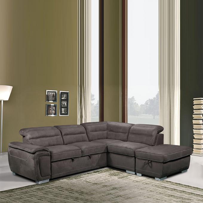 Home Practical Sectional Sleeper Sofa , Multipurpose Comfortable Daybed Couch 4