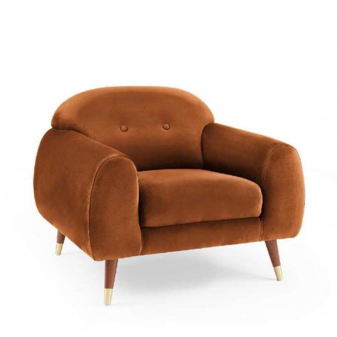 Durable Multiscene Single Seater Couch , Stain Resistant Single Person Sofa Chair 1