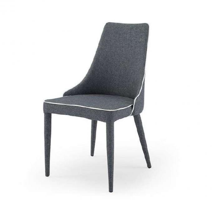 Antiwear Linen Upholstered Dining Chair Multipurpose Morden Style 1