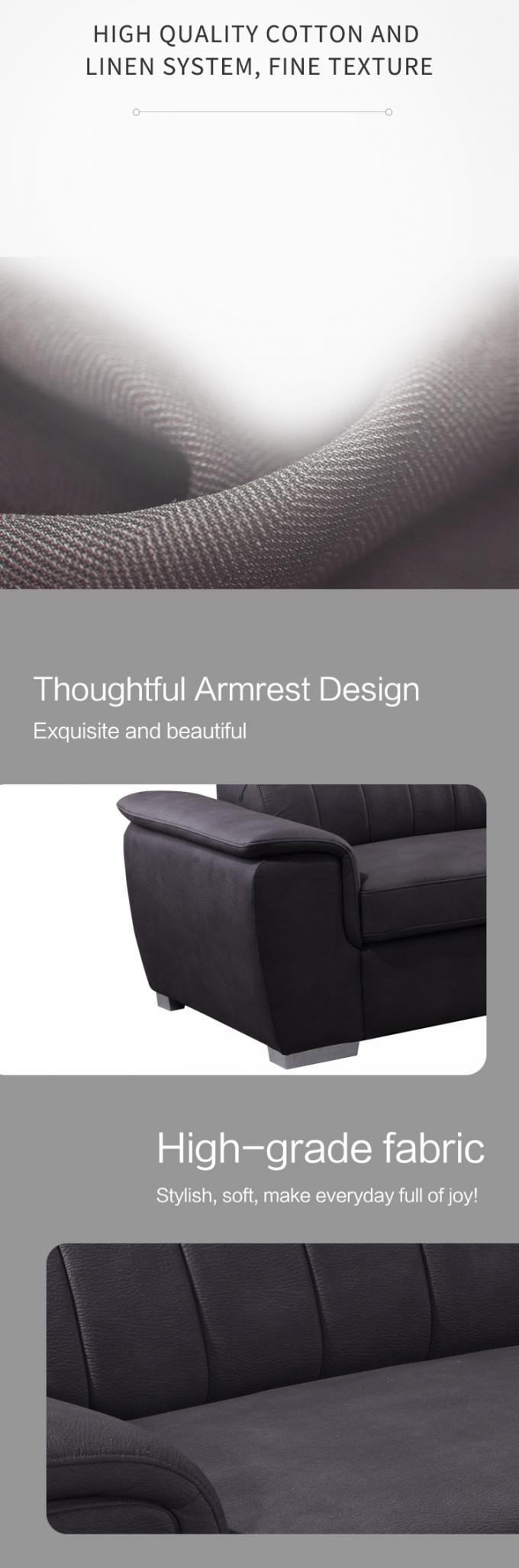chinese supplier high quality sofa set for living room 321 fabric sofa cum bed factory wholesale 2