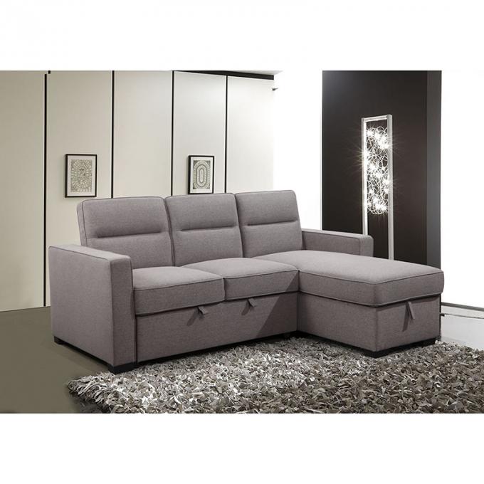 Modern fabric European style L shaped  sofa bed couch with Storage living room sofa 5
