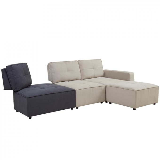 Living Room Luxury Corner Sofa Multifunctional Anti Abrasion 4