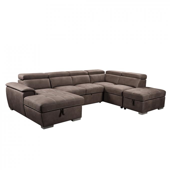 Wear Resistant Folding Sofa Bed Anti Abrasion Fabric Material 7