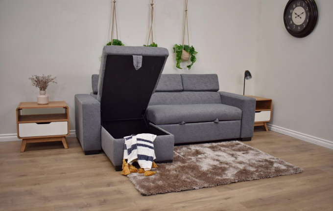 20118 Stain Resistant Modular Sleeper Sofa Multifunctional 223x143x80CM 0