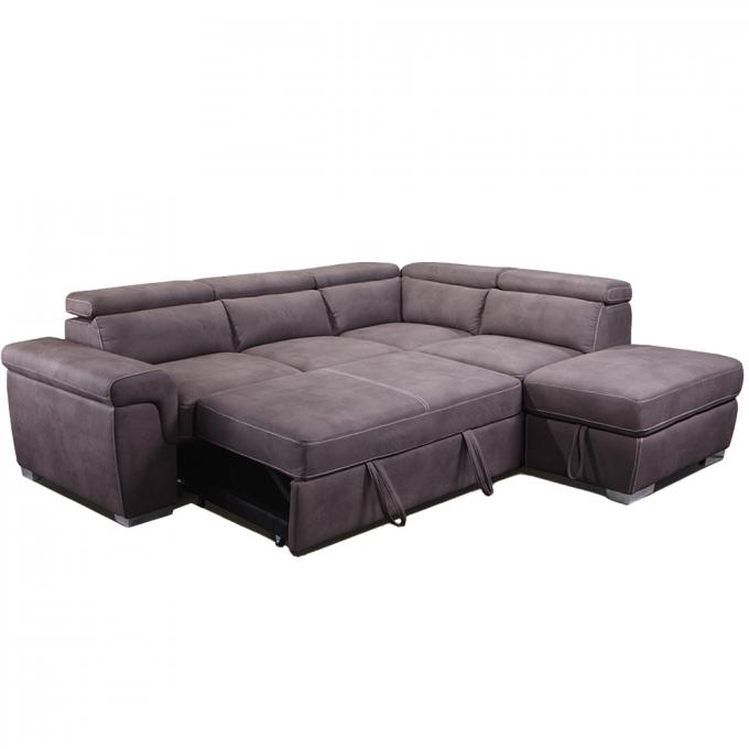 Durable Comfortable Sleeper Sofa , Abrasion Resistant Fabric Couch Bed 5