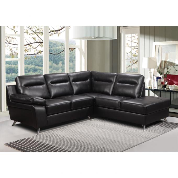 Simple Elegance Bright Red Leather Sofa Lounge Standard Furniture Party Living Room Sofa for Single/Double Person 4