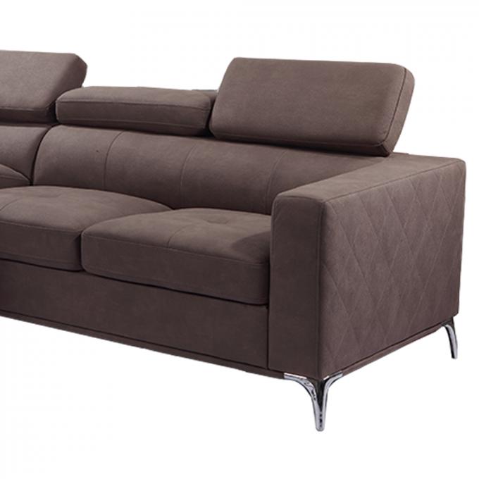 Stain Resistant Sectional Couch Bed , Multifunctional Retractable Sofa Bed 5