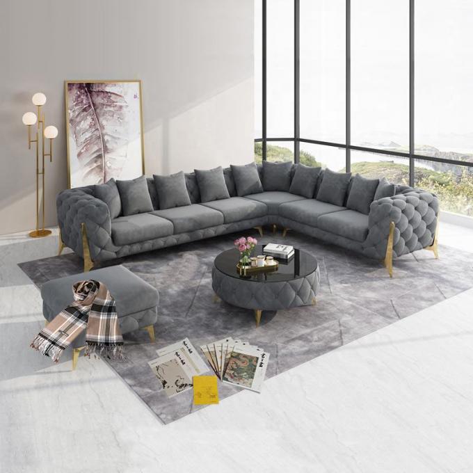 Cara Home Furniture L Shape Living Room Large Corner Modern Simple Sofa Designs Luxury Sofa Living Room Sofas Set 1