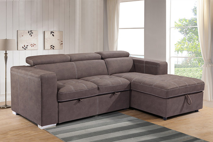 Ingleside 2 modern comfort L shaped sleeper sofa Manufacturer OEM/ODM multifunction corner sofa bed for living room 0