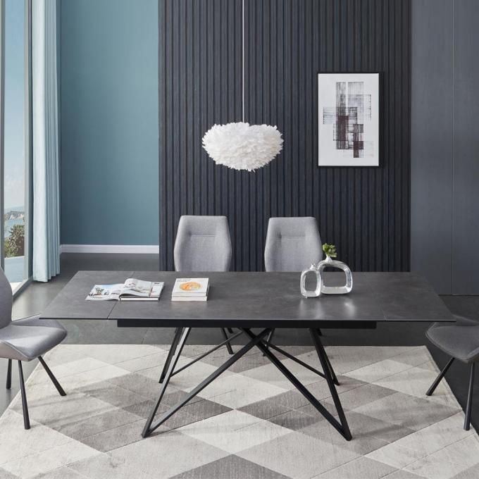 Modern Marble Top Living room Furniture Stainless Steel Frame Dinning Table sets 0