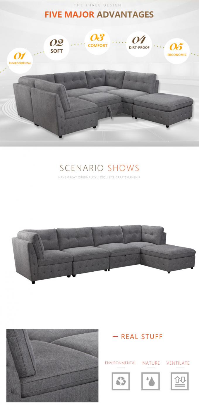 New hot sale fabric r sofa bed for living room Durable stretch sofa bed 1