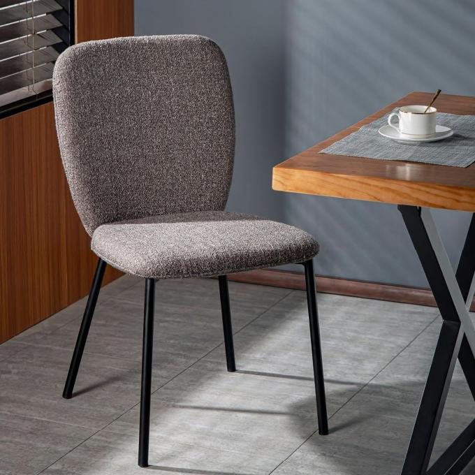 Multiscene Upholstered Dining Chair Fabric Material Practical Antiwear 0