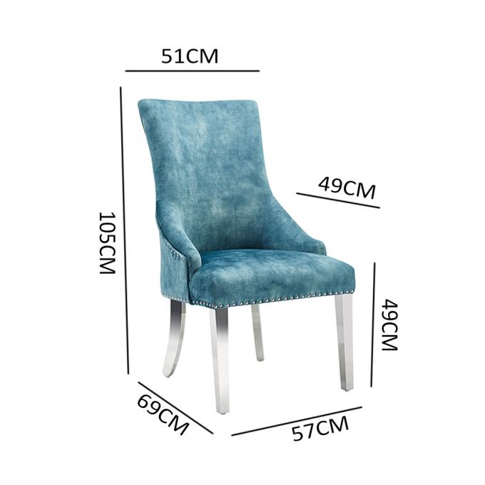 Breathable Tufted Side Chair Multicolor High Performance For Dining 0