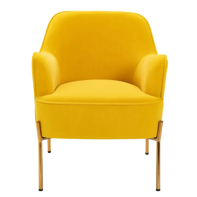 Luxury Anti Fading Modern Velvet Dining Chairs Multiscene Durable 7