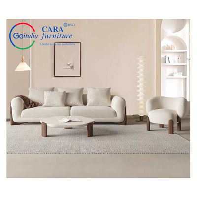 Wholesale Lamb Cashmere Fabric Sofa White Luxury Designs Sofas For Home Furniture Living Room Modern