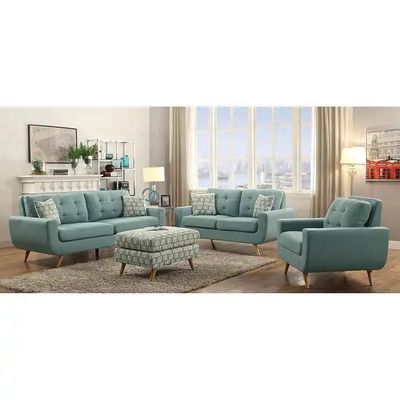 Sofa factory manufacture modern furniture living room sofa 3+2+1 fabric sofa set with arm