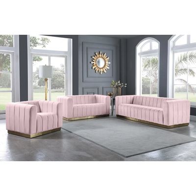 Law Price Modern design luxury living room villa hotel sofa furniture Shinny Velvet sofa set couch with tufted design
