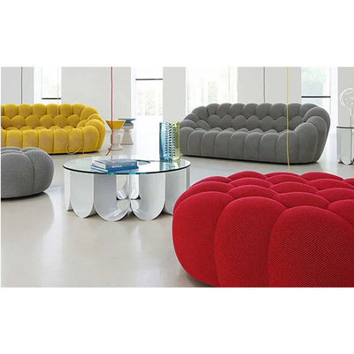 EVA Modern Minimalist Football Creative Design Leisure Bubble Sofa Luxury Living Room Lazy Curved bubble three-seat sofa